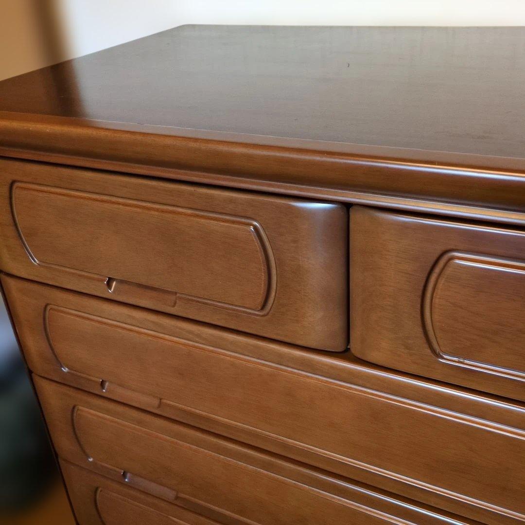 タンス　木製5段