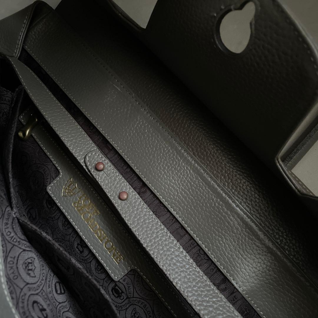 TOFF&LOADSTONEメンズトートバッグ グレージュ