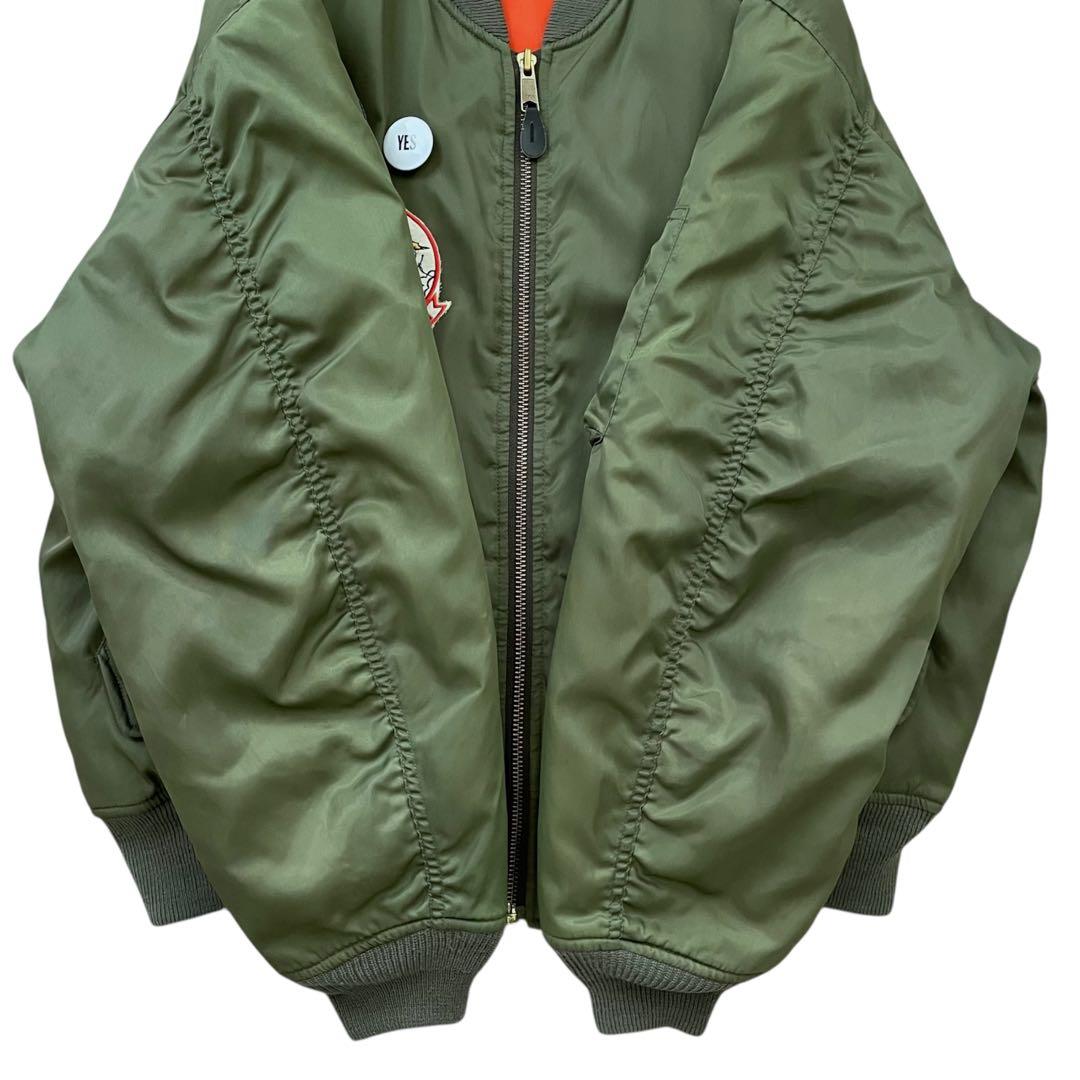 【Remake】Vintage 90s MA-1 フライトジャケット ワッペン付