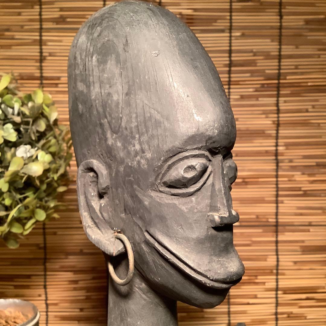 16世紀・エチオピア少数民族「魔除礼拝木彫像」除霊・精霊・生霊・アミニズム・木彫