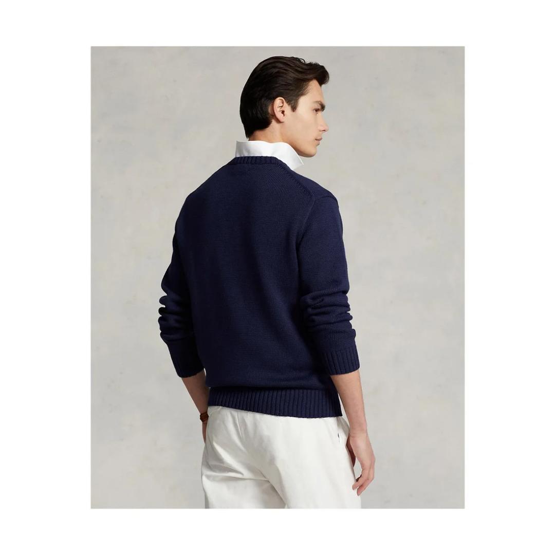 未使用 ポロベアコットンブレンドセーター M ゴルフ RLX POLO GOLF