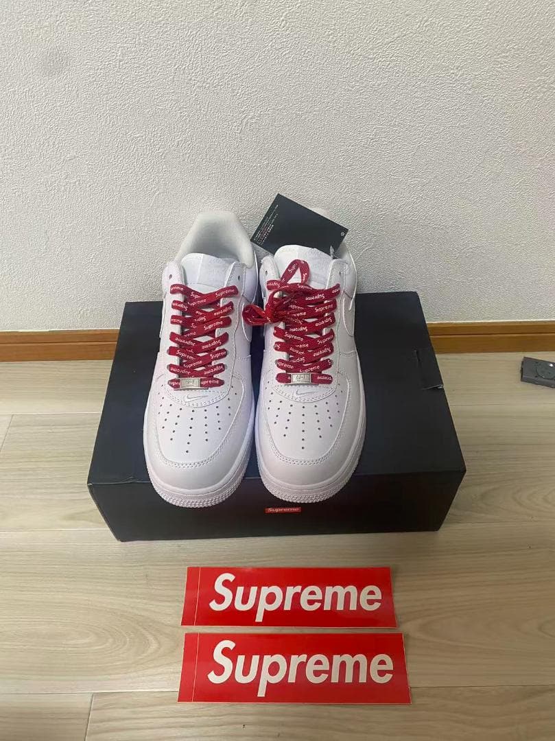 27.5 Supreme× Nike Air Force 1 Low White