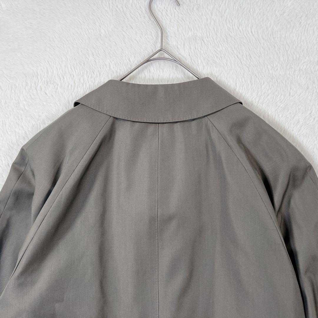 高級✨バーバリーロンドン ステンカラーコート ウール カシミヤ ライナー カーキ