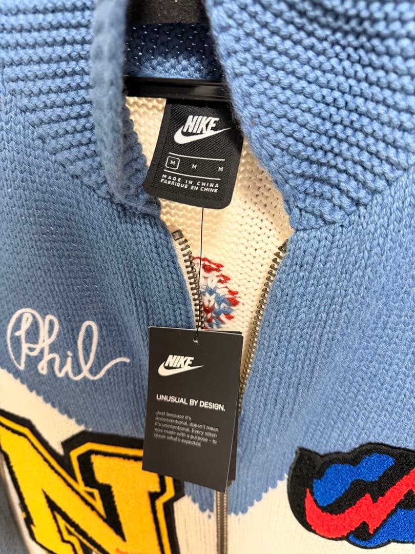 【新品未使用】 NIKE フィールドニット ジップアップ カーディガン