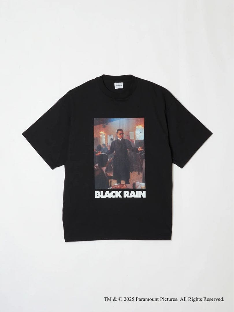 ブエナビスタ映画BLACKRAINブラックレインTシャツ新品未使用XL黒松田優作