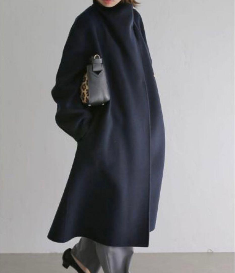 LaTotalite リバーハイネックロングコート