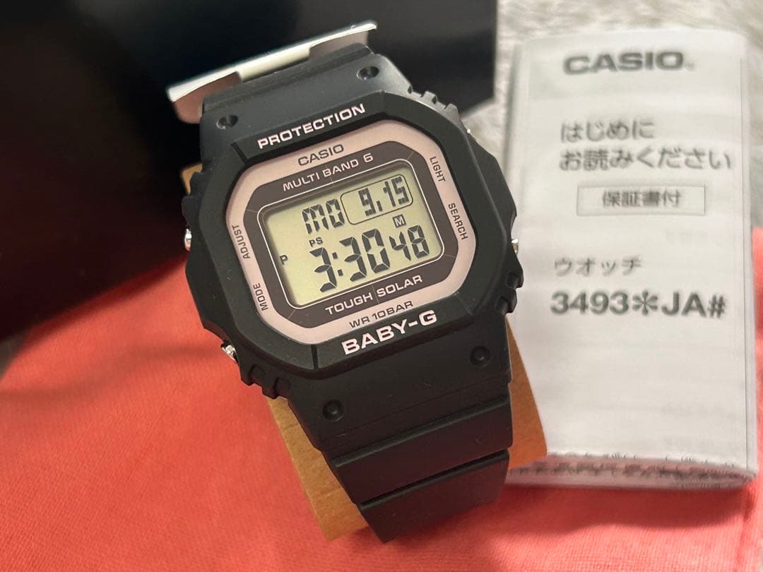 本日限定価格✨新品✨CASIO Baby-G デジタル腕時計 ブラック/ピンク✨