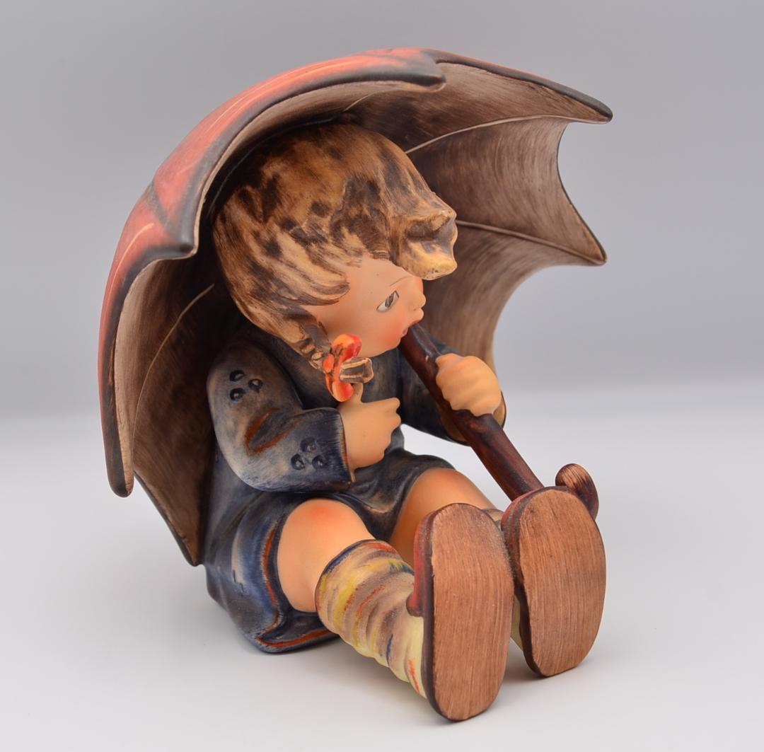 傘の少女／傘の少年　★フンメル　２体セット　ドイツ・ゲーベル　箱付き　美品