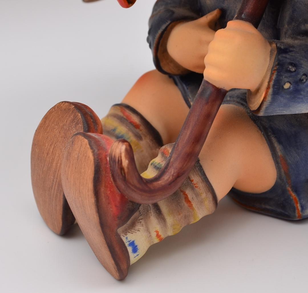 傘の少女／傘の少年　★フンメル　２体セット　ドイツ・ゲーベル　箱付き　美品