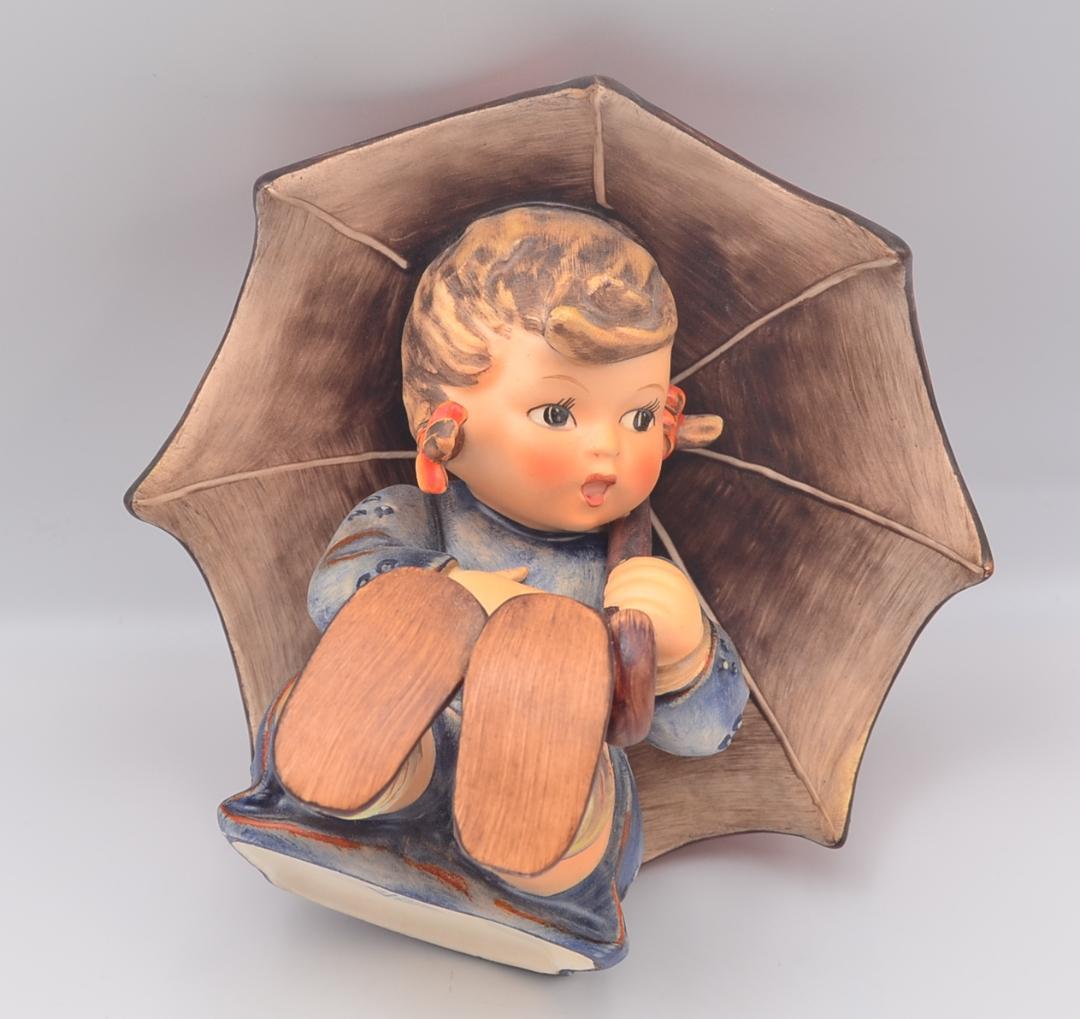 傘の少女／傘の少年　★フンメル　２体セット　ドイツ・ゲーベル　箱付き　美品