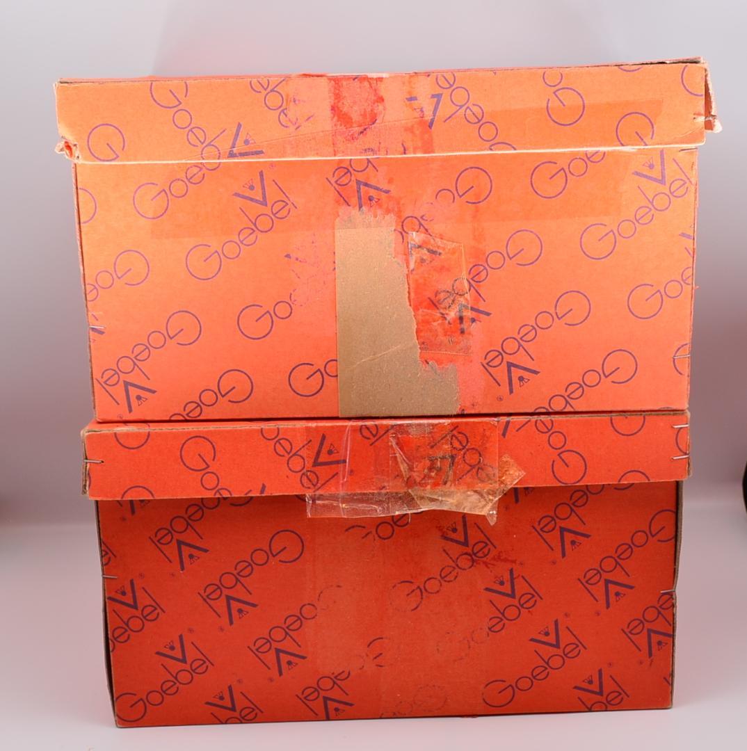 傘の少女／傘の少年　★フンメル　２体セット　ドイツ・ゲーベル　箱付き　美品