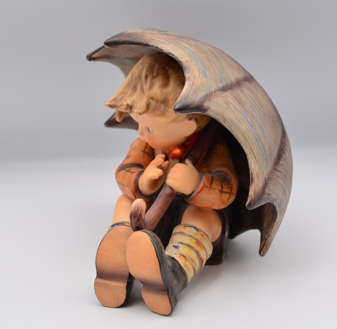 傘の少女／傘の少年　★フンメル　２体セット　ドイツ・ゲーベル　箱付き　美品