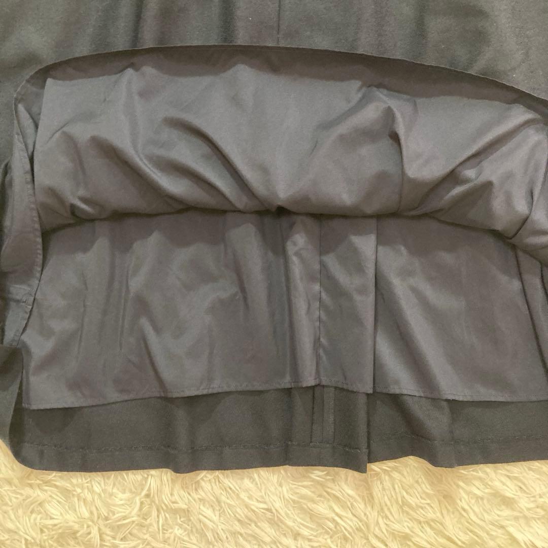 23AW 極美品　ウールジョーゼット Aライン ワンピース　50 大きいサイズ