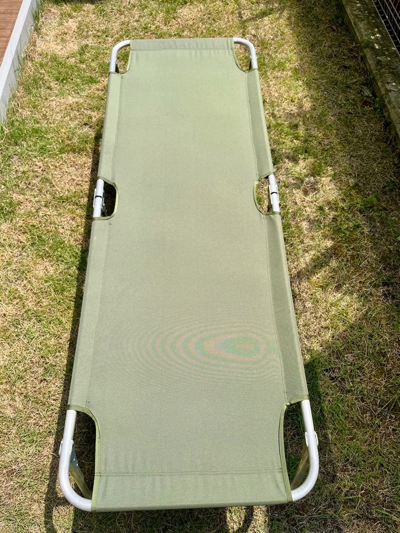 米軍放出未使用品 折りたたみ式コット 簡易ベッド アルミフレーム 軽量