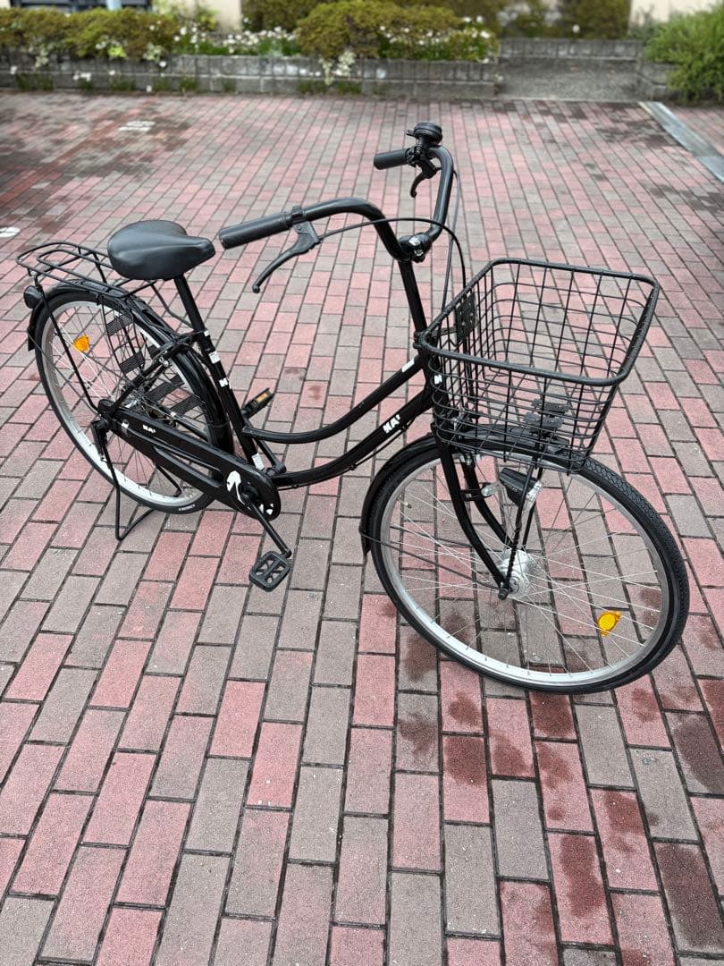 大型前籠付き、黒シティーサイクル(26㌅)関西圏なら？個人配達致します。(実費)