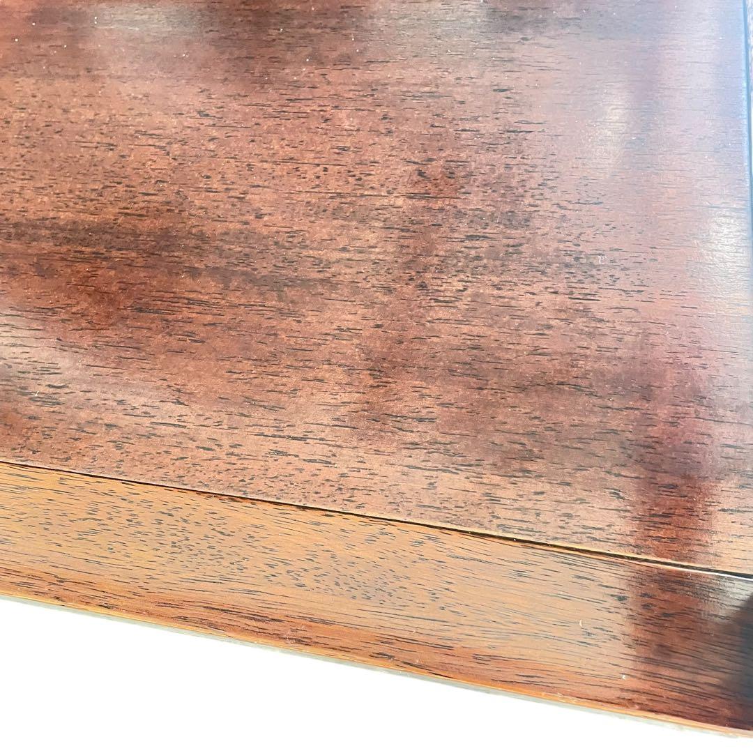 HR444 【希少デザイン】ビンテージ　ナガノインテリア　スクエアガラステーブル