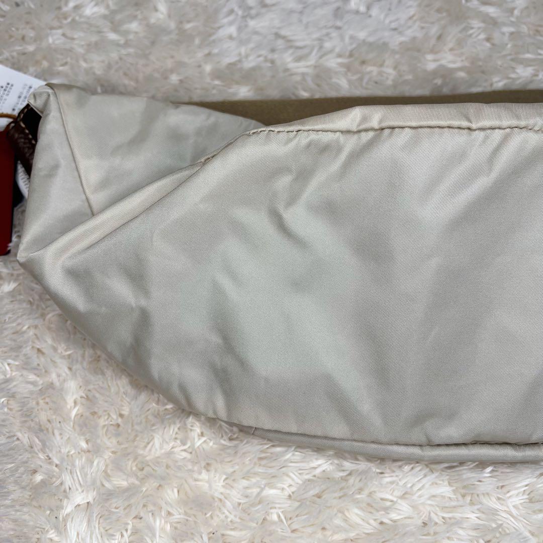 Daniel&Bob ボディバッグ ウエストバッグ レザー ナイロン カウレザー