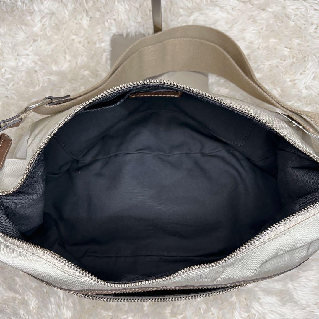 Daniel&Bob ボディバッグ ウエストバッグ レザー ナイロン カウレザー