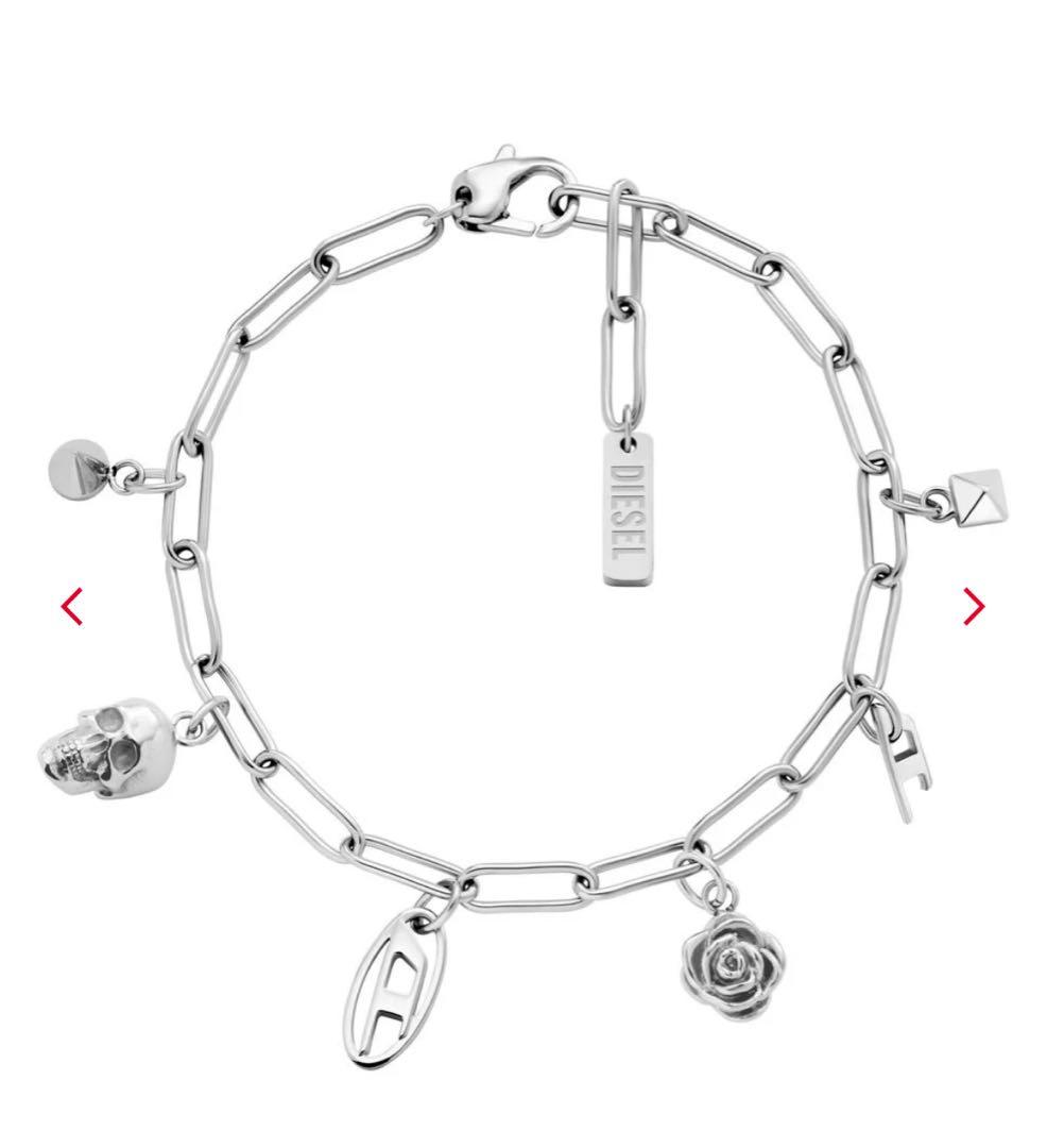 DIESEL ディーゼル　 チャーム付きブレスレット