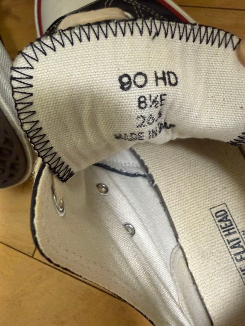 激レア　フラッドヘッド　90 HD ブラック/ホワイト スニーカー 26.5cm