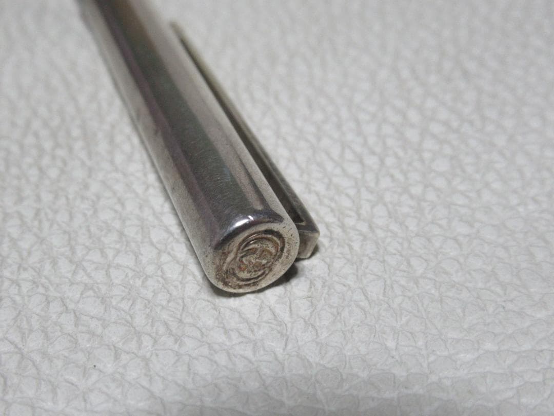 1970年代イタリア製◆グッチ銀無垢/SILVER925ボールペン重さ34.8g