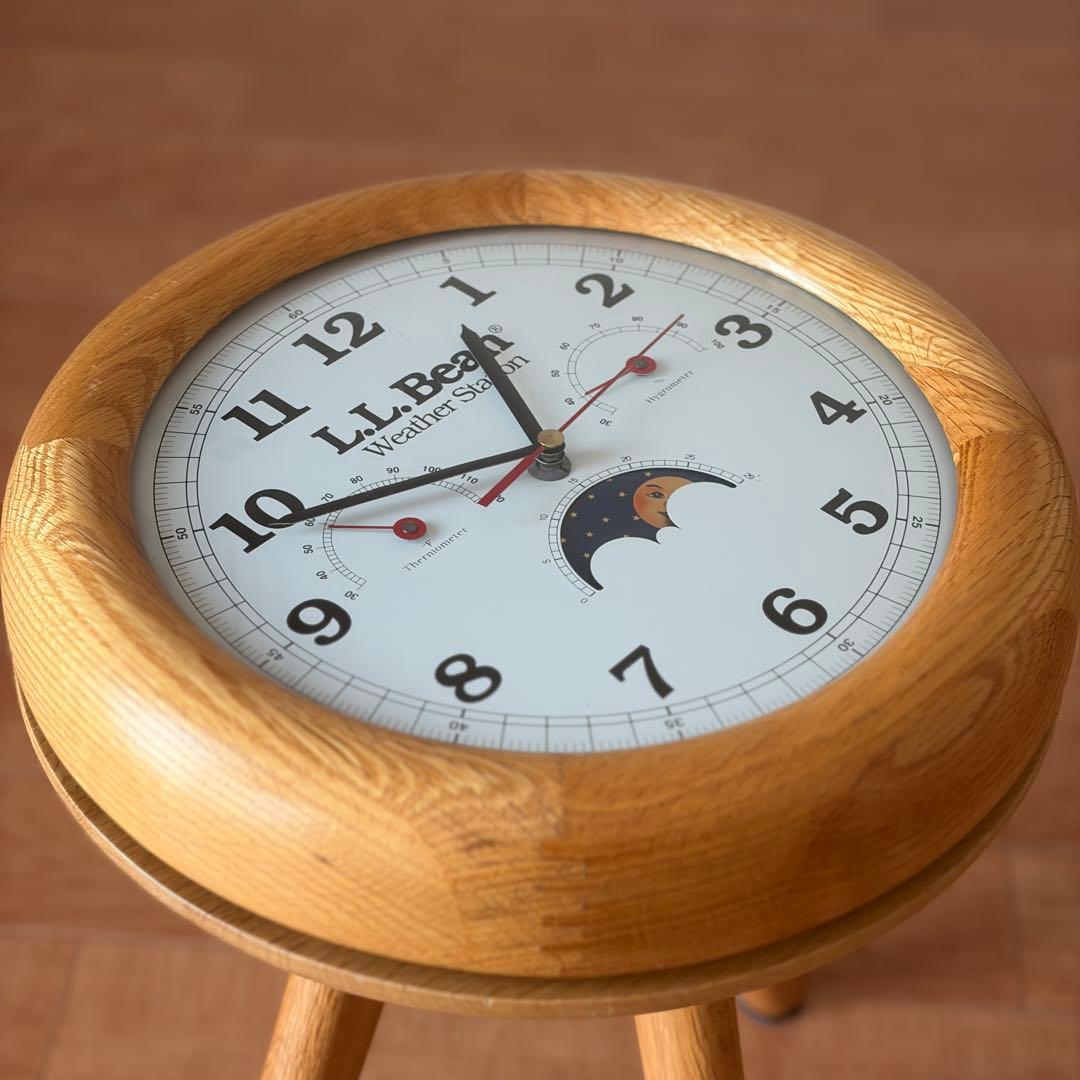 エルエルビーン サンビーム ウェザーステーションL.L.Bean 時計 温度計