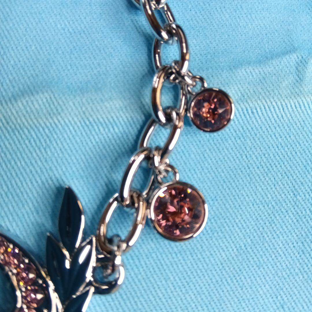 ＤＡＤミラーネックレスディルスライトローズシルバー未使用とってもキレイな品