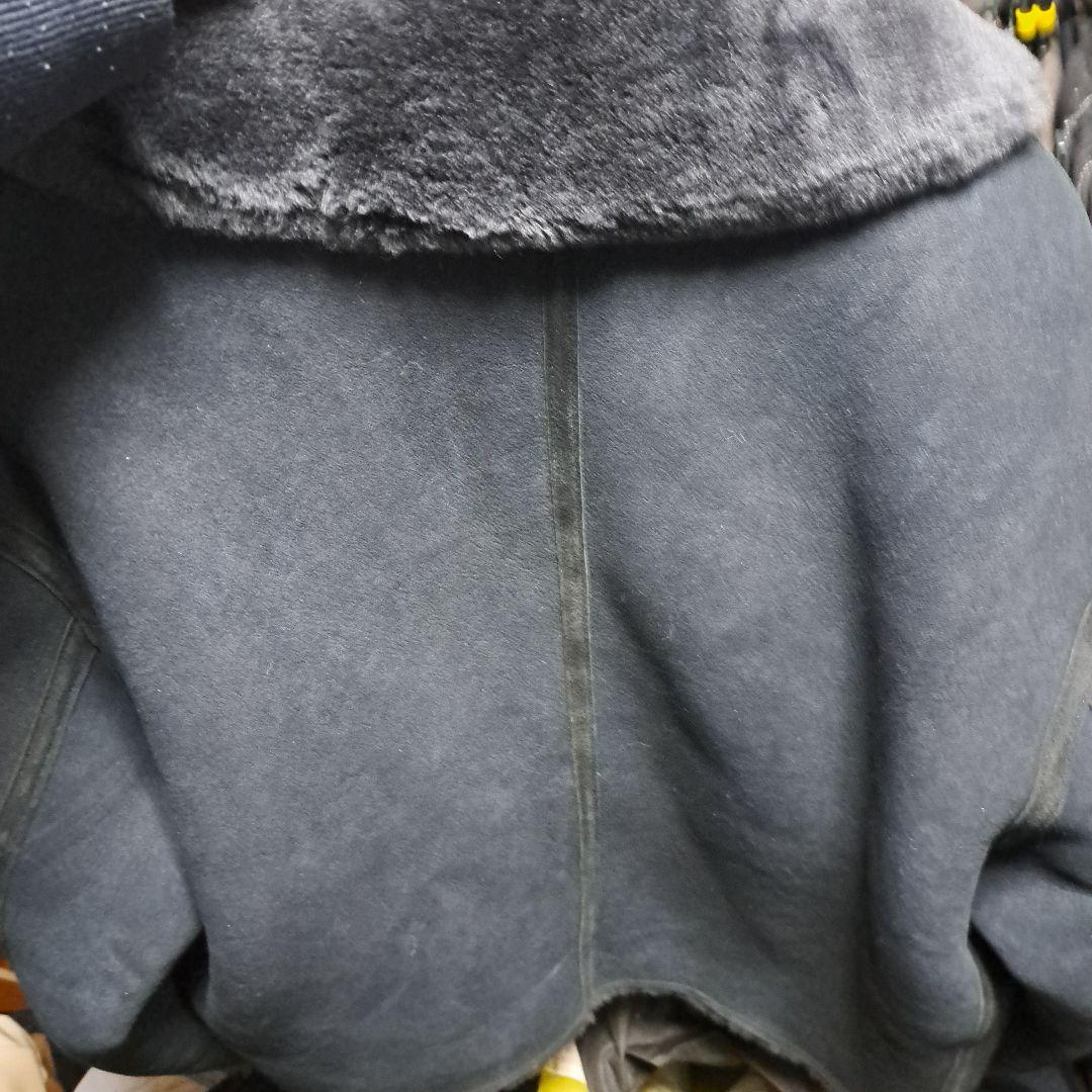 ダークグレー ムートンコート Sサイズ