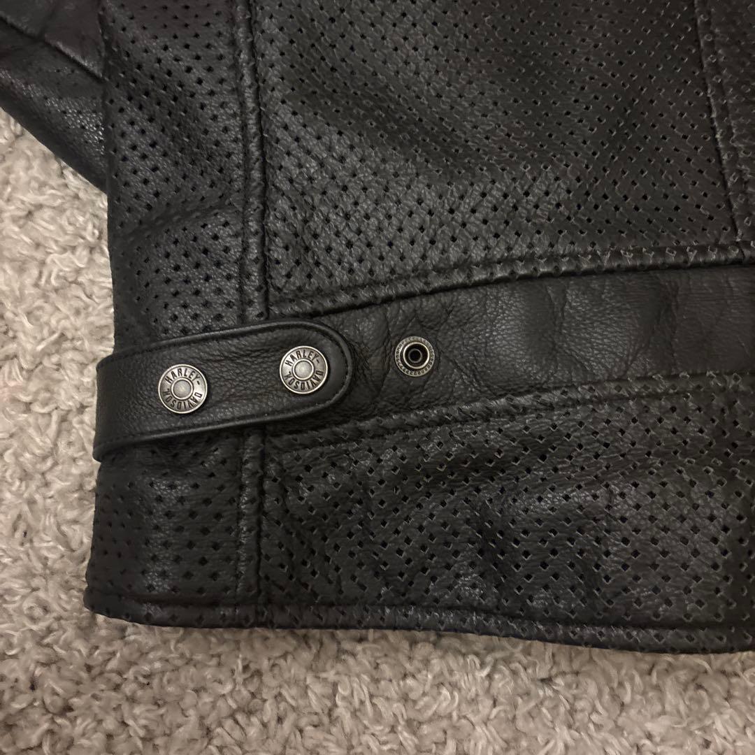 【Harley-Davidson】パンチングレザージャケット