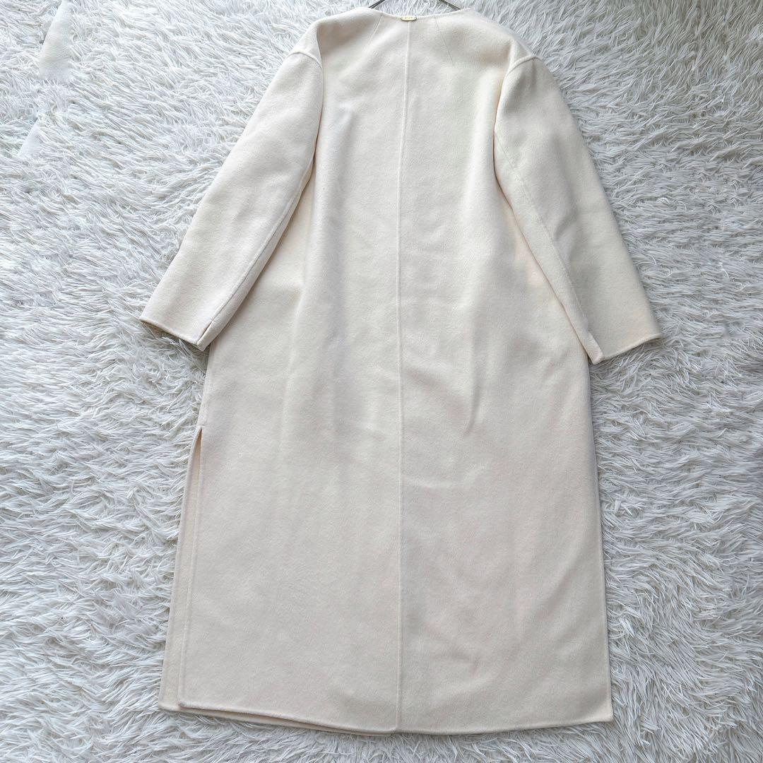 美品 ミューズ ドゥーズィエムクラス　リバーコート　ロングコート　38