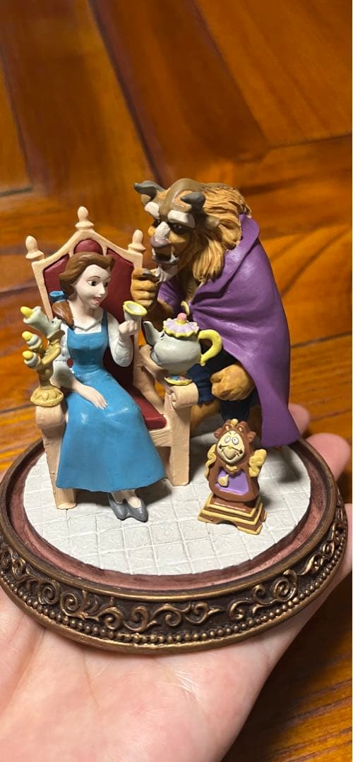 美女と野獣　置物