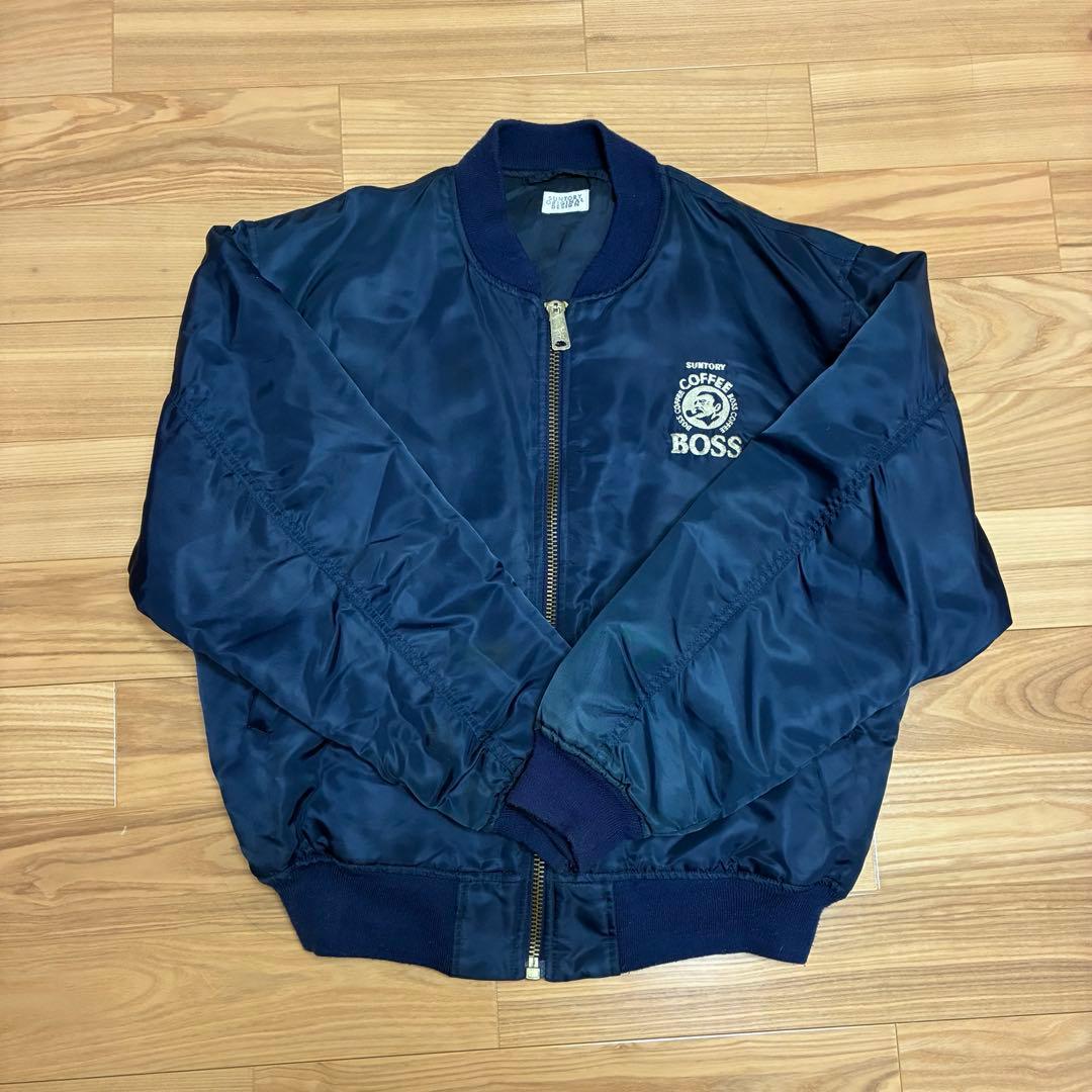 ♡SUNTORY BOSS♡ボスジャン MA-1 ジャケット レア 非売品