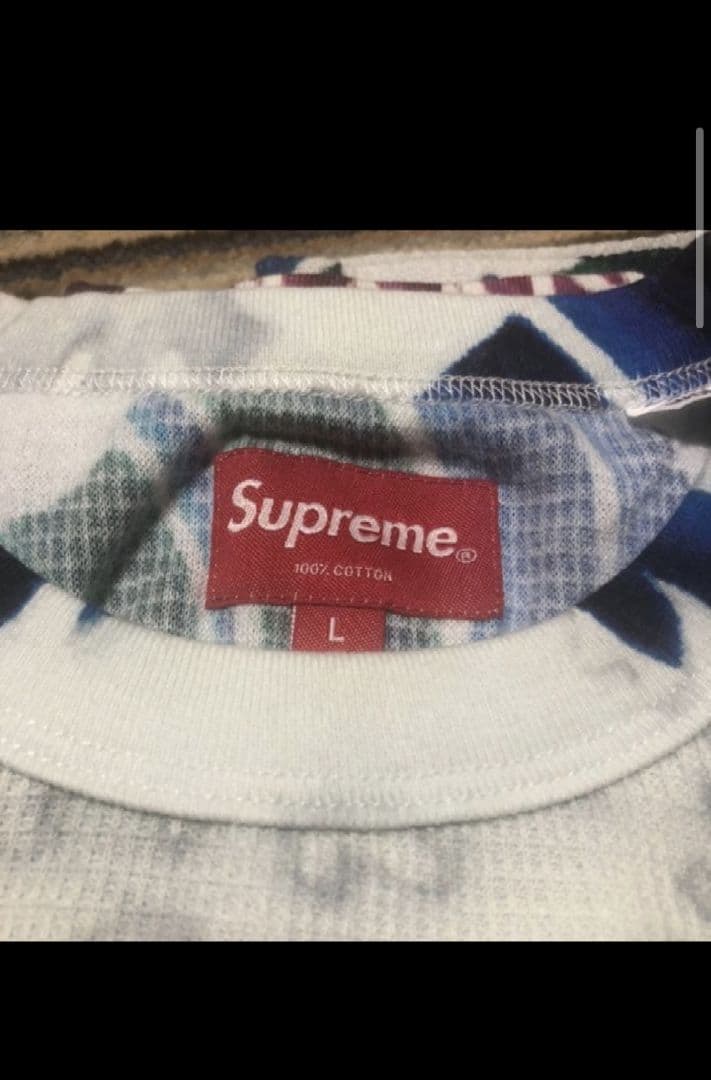 20ss SUPREME Waves L/S thermal long 鯉