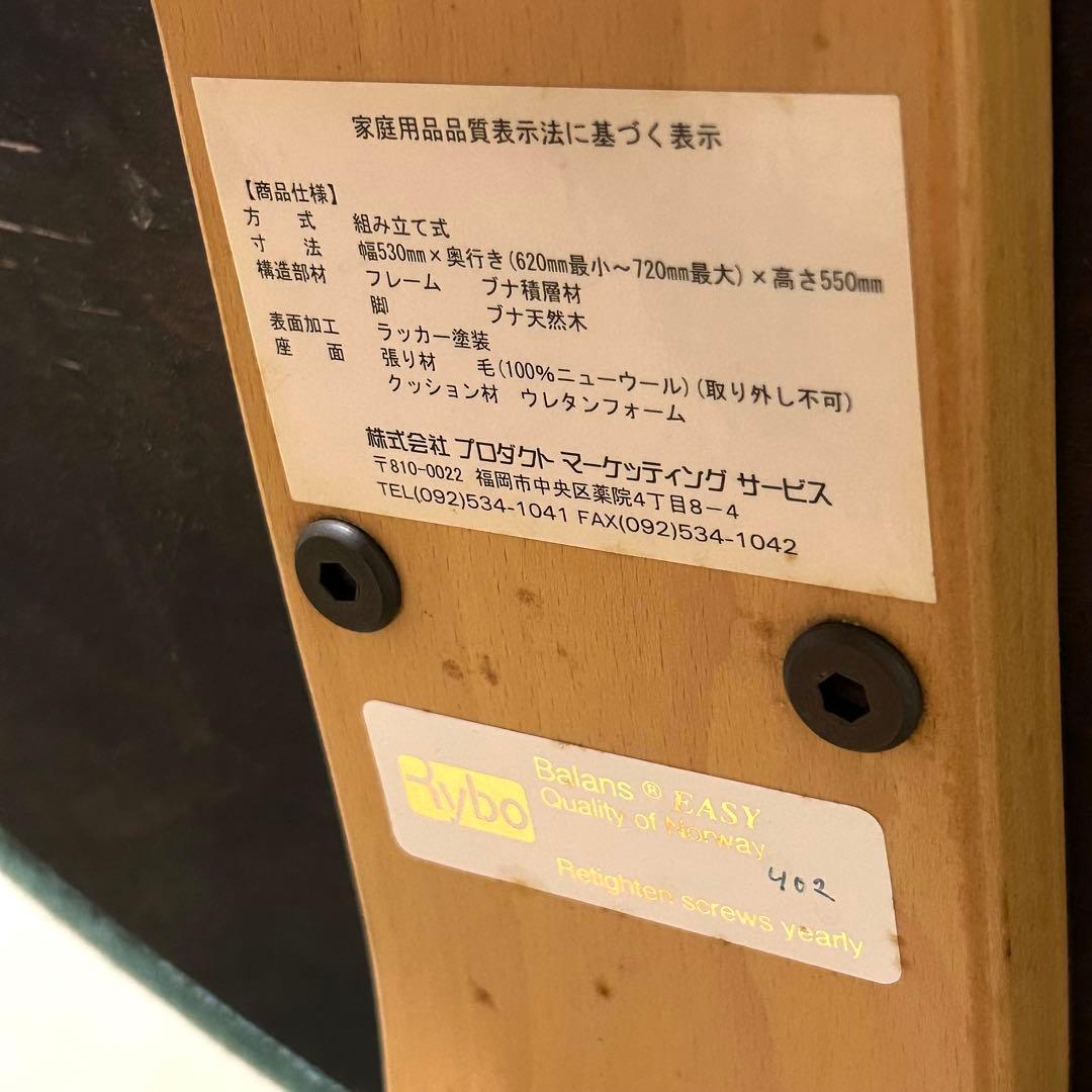 Rybo バランスイージー Balans EASY 姿勢矯正用チェア リボ