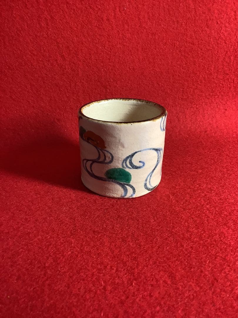 流水蓋置　白井半七造　【中古美品】