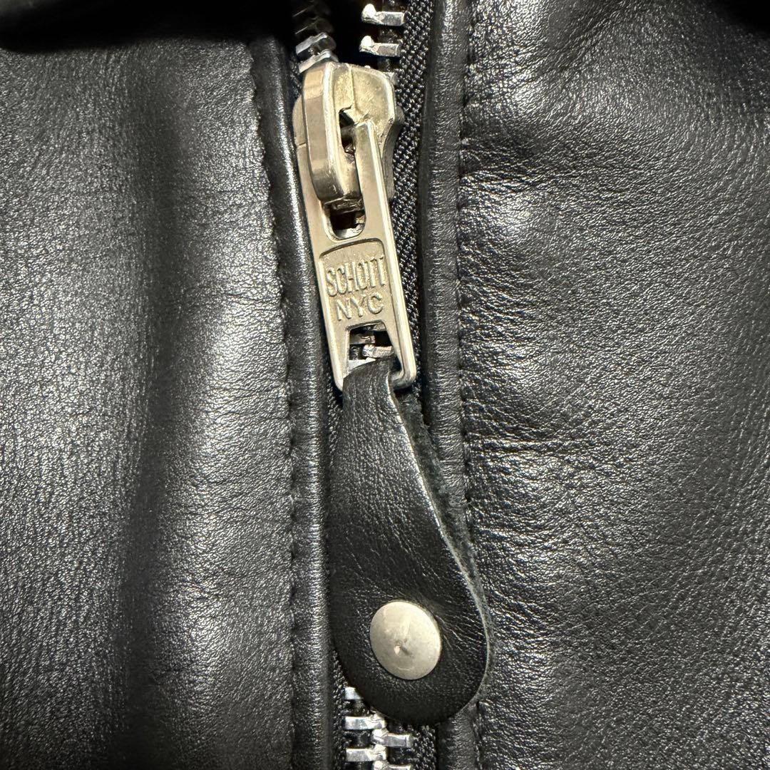 【Schott】613US ワンスター 42 美品 ダブルライダース ショット