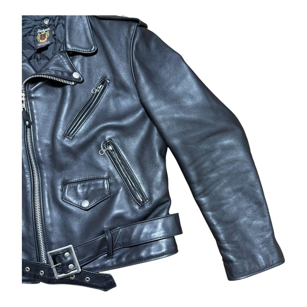 【Schott】613US ワンスター 42 美品 ダブルライダース ショット