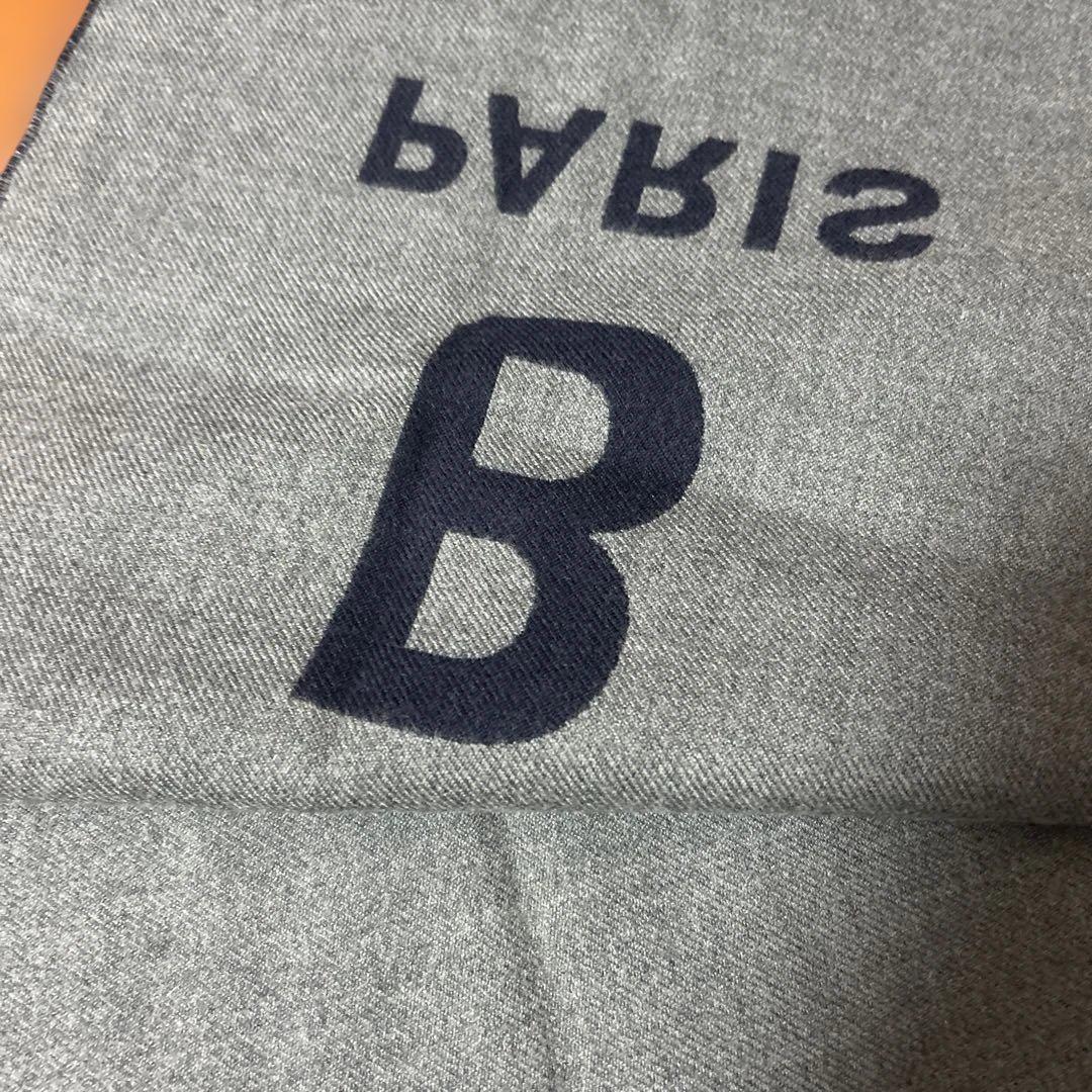 チー坊ベルルッティ　マフラー　ウール100 ストール　リバーシブル