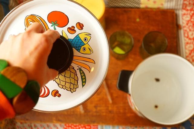 希少 アメリカ 1960's ヴィンテージ ミッドセンチュリー 琺瑯 ホーロー