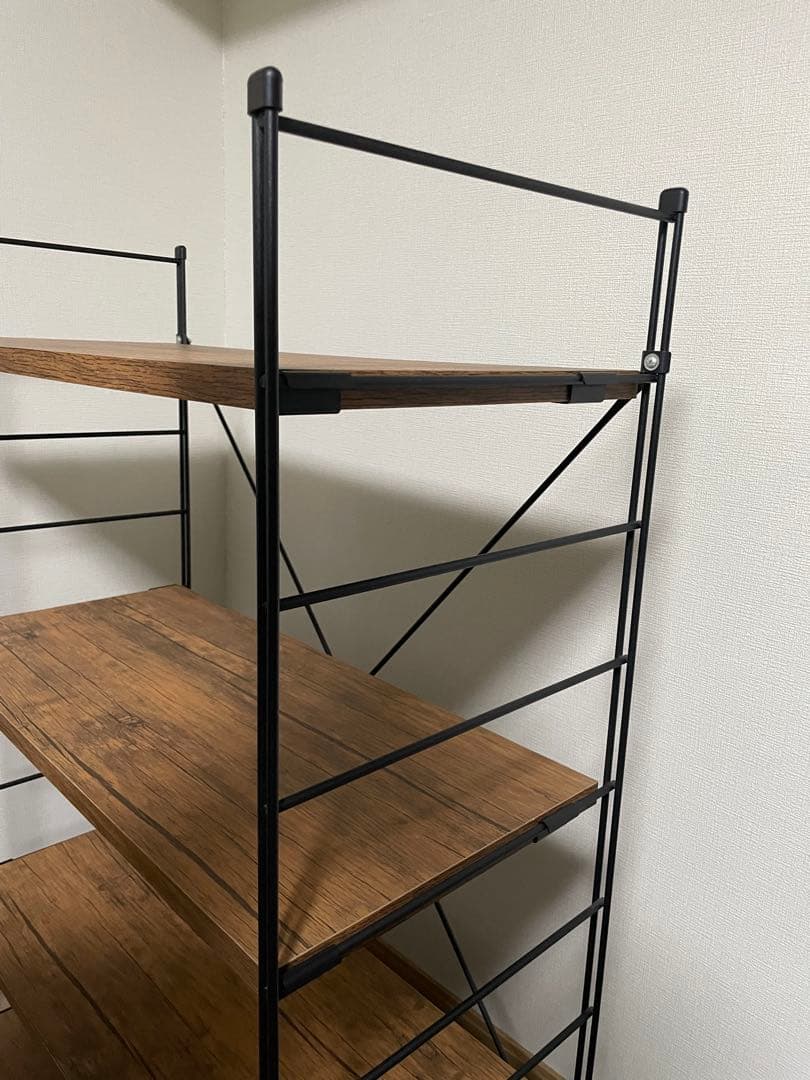 週末限定10%OFF‼︎ 山善 ウッドシェルフ アンティーク MWS-12844