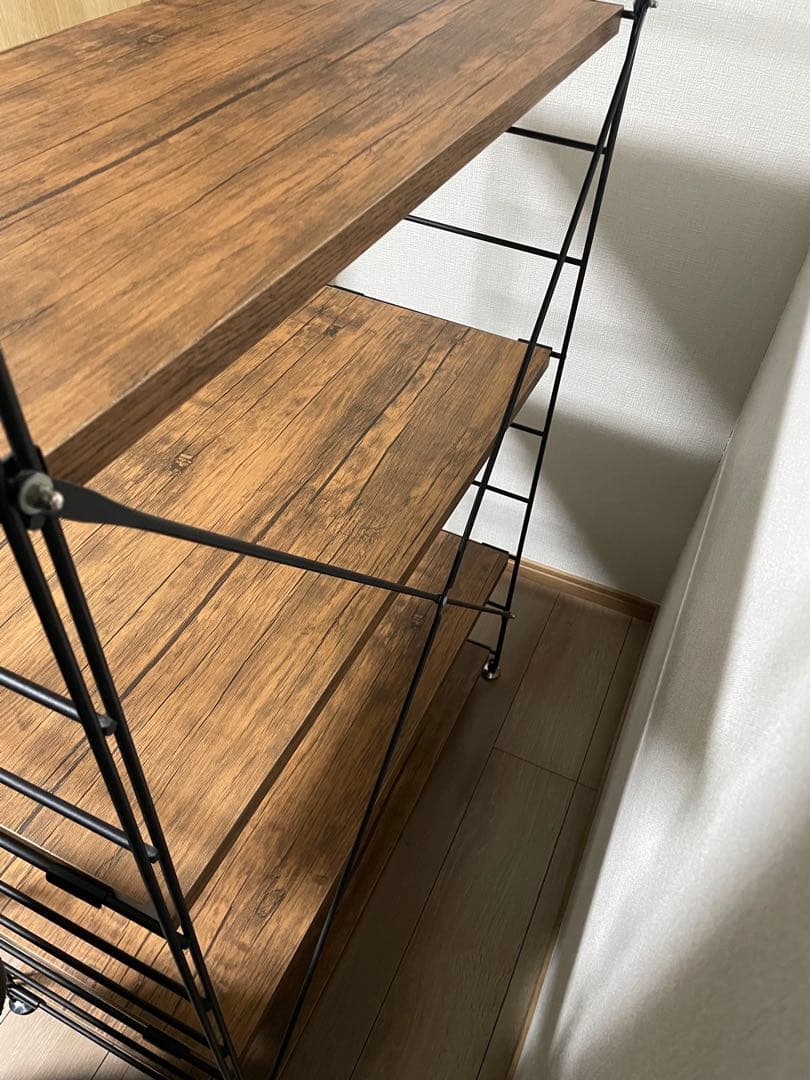 週末限定10%OFF‼︎ 山善 ウッドシェルフ アンティーク MWS-12844