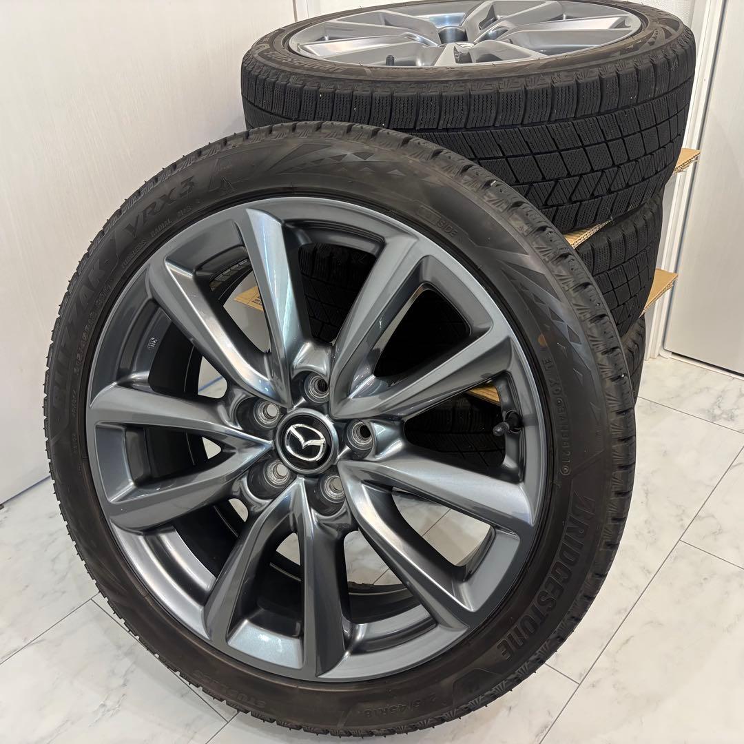 スタッドレス ブリザックVRX3 マツダ3純正ホイールセット 215/45R18