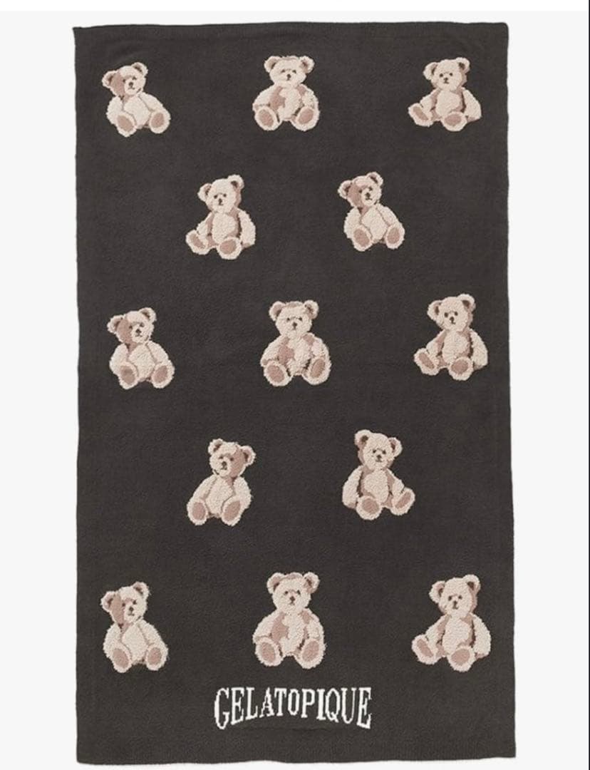 ジェラートピケ モチーフジャガードマルチカバー