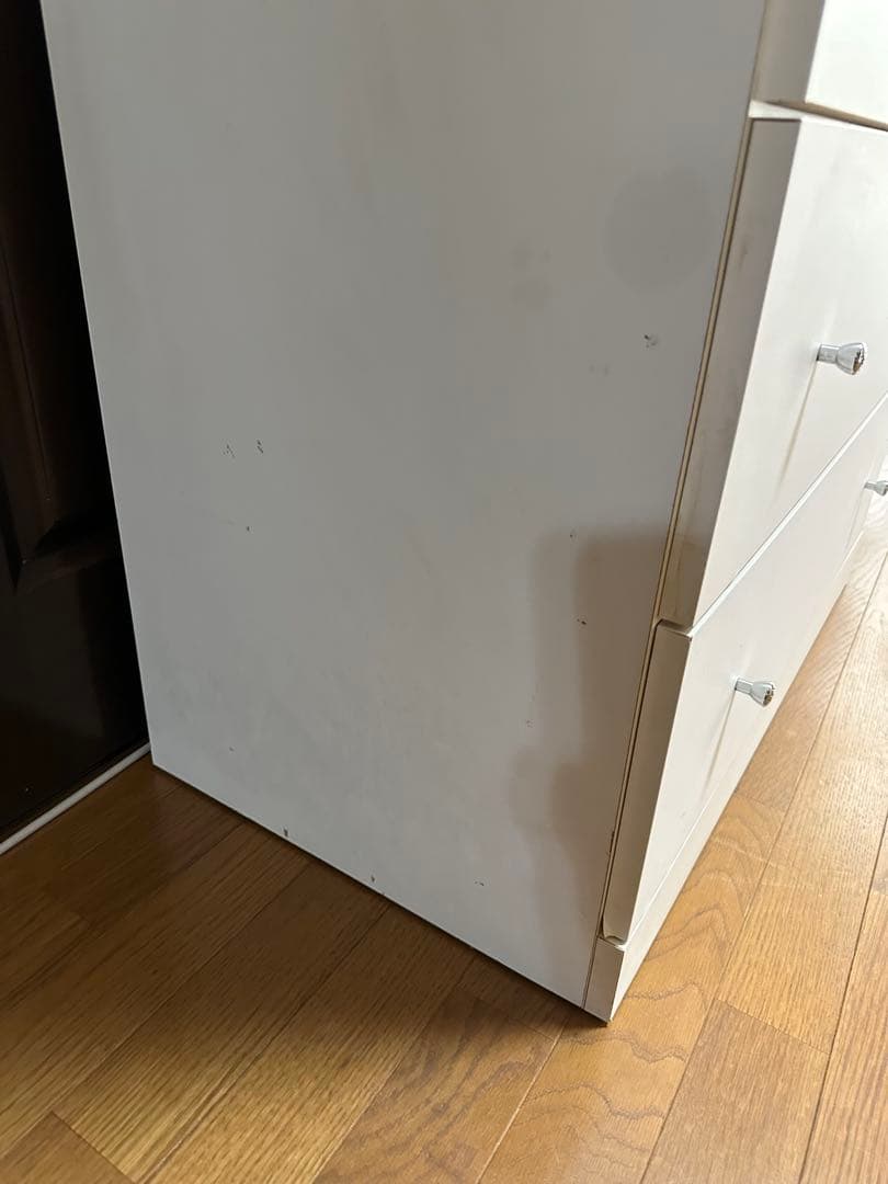 ホワイトチェスト 引き出し付き　タンス　直接引取り可能