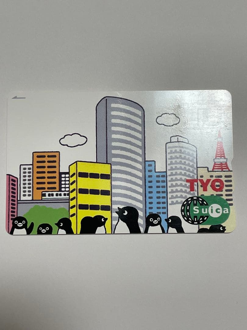 JR東日本　TYO限定Suica 台紙付　使用不可品