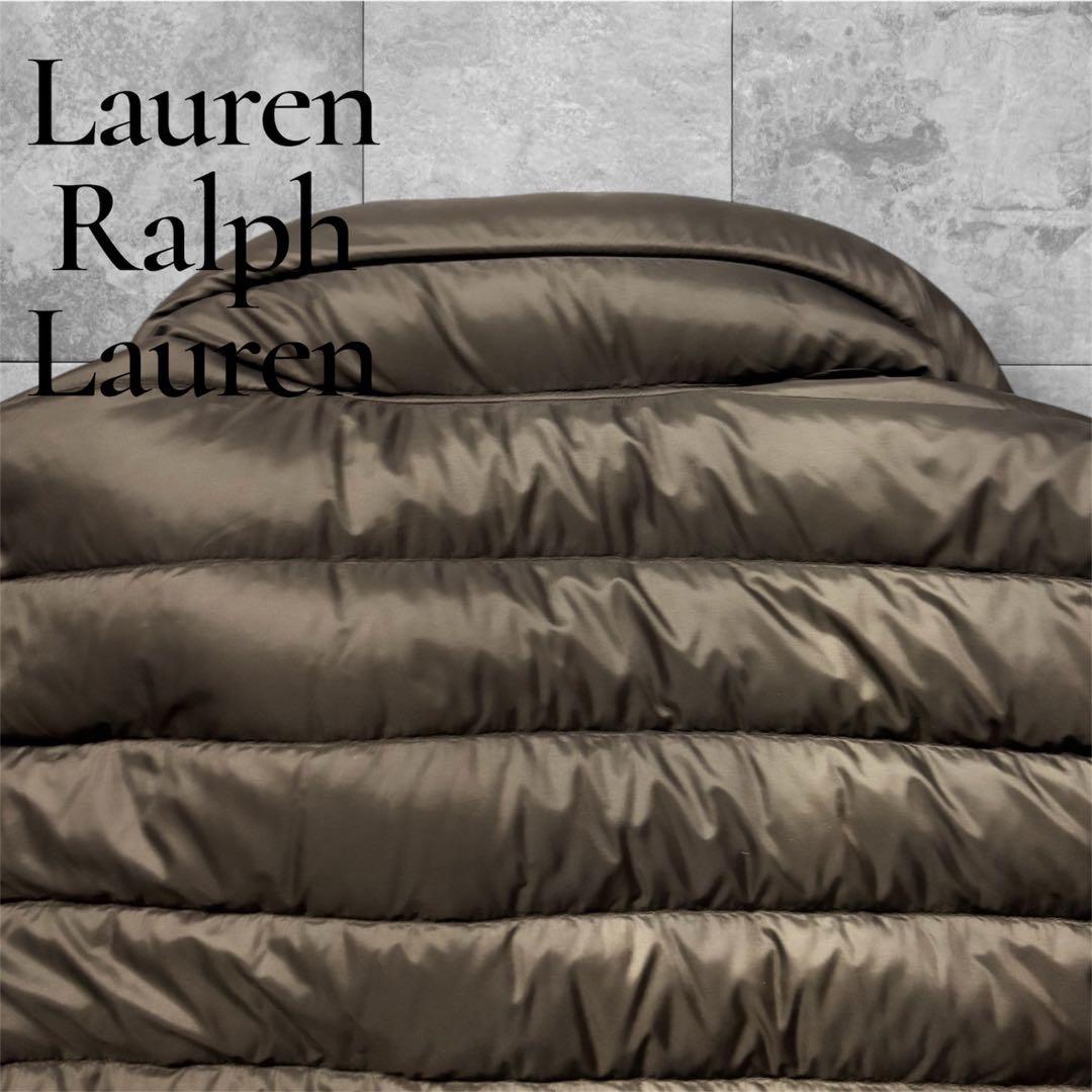 新品未使用 ローレンラルフローレン ダウンジャケット スタンドカラー ブラック