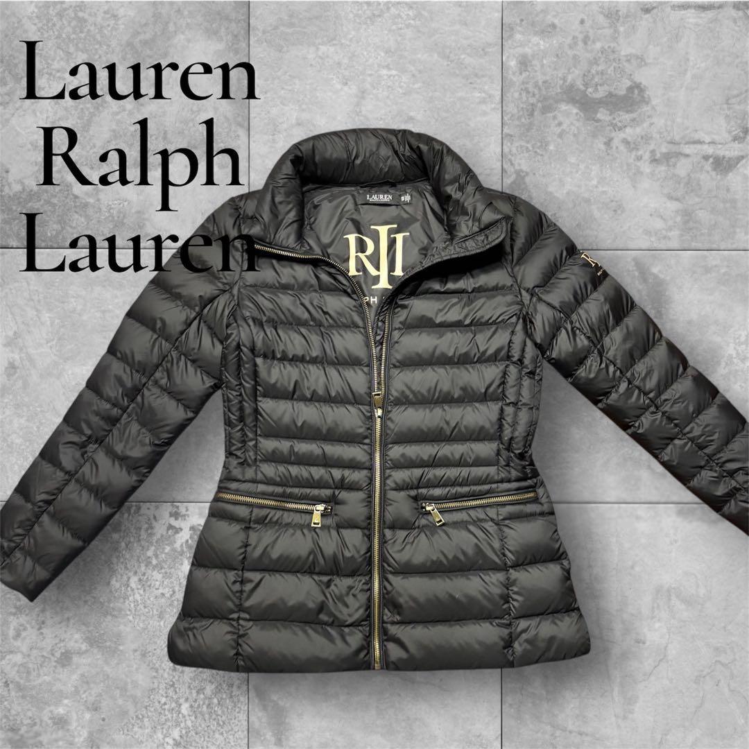 新品未使用 ローレンラルフローレン ダウンジャケット スタンドカラー ブラック