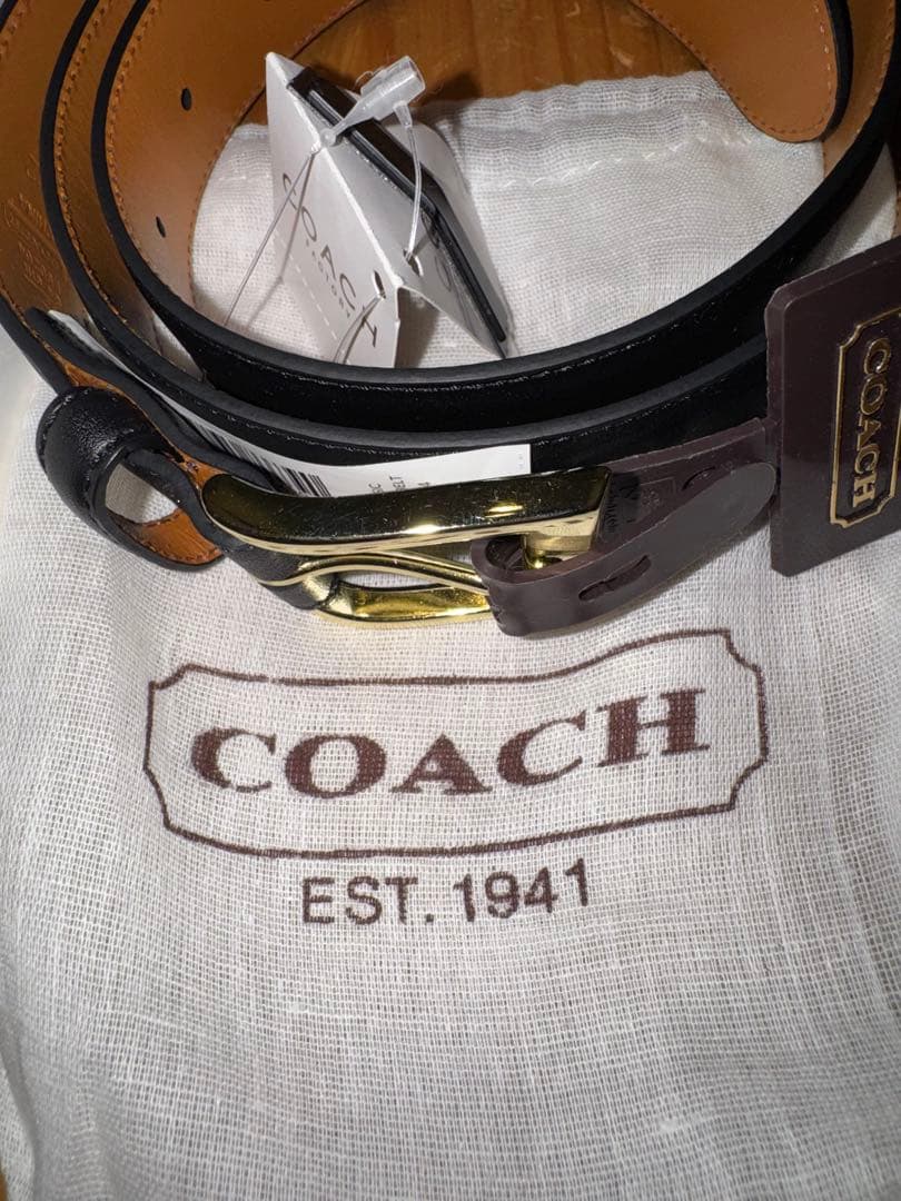 COACH レザーベルト 新品未使用品