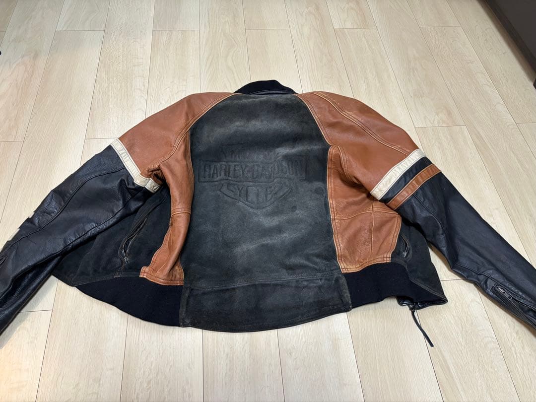 Harley-Davidson レザージャケット 黒茶