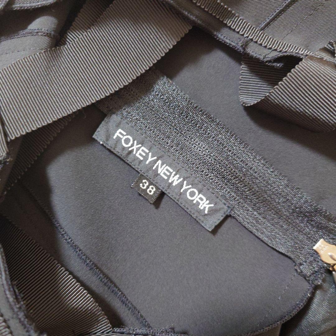 ね*ま様 FOXEY NEW YORK ブラック　バルーン　ワンピース　ドレス